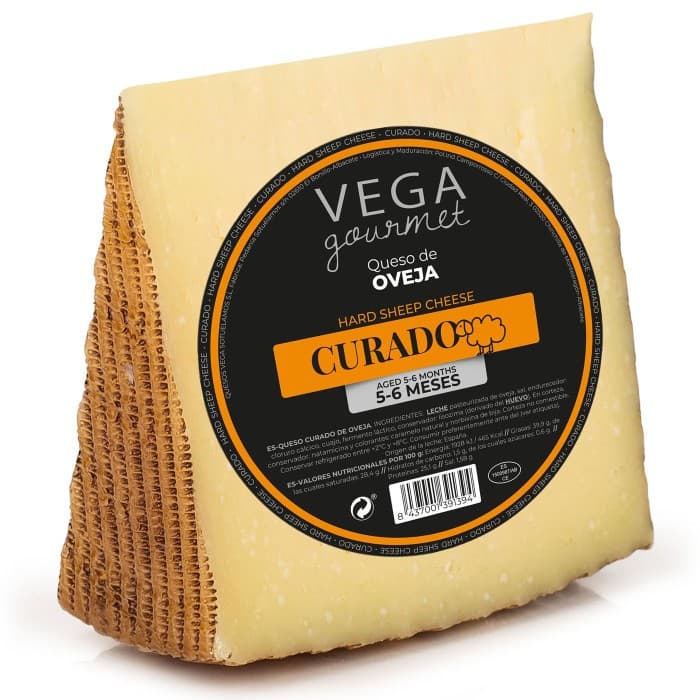 Vega Gourmet Spansk Bondost 6 Månader 150g – från Vega Mancha – 65 kr – hos Delitea