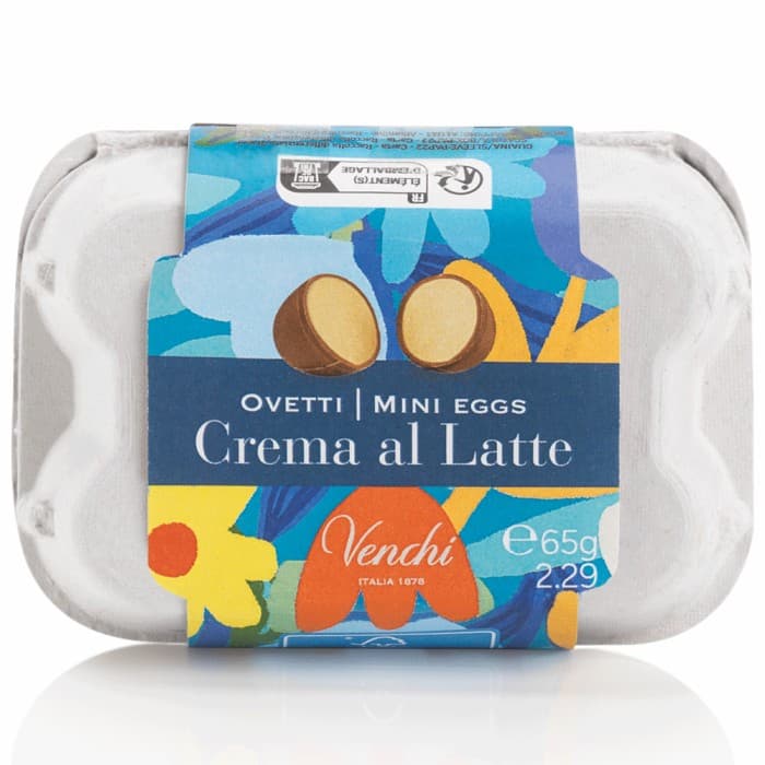 Venchi Mini Chokladägg Mjölkchoklad 65g – från Venchi – 84 kr – hos Delitea