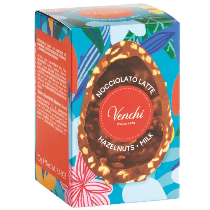 Venchi Påskägg med Choklad och Hasselnötter 70g – från Venchi – 122 kr – hos Delitea