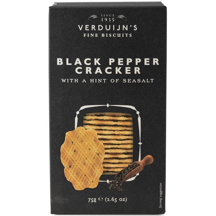 Verduijn Kex Svartpeppar & Havssalt 75g