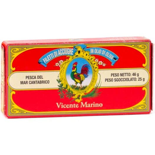 Vicente Marino Acciughe del mar Cantabrico Sardellfiléer 50g – från Vicente Marino – 49 kr – hos Delitea