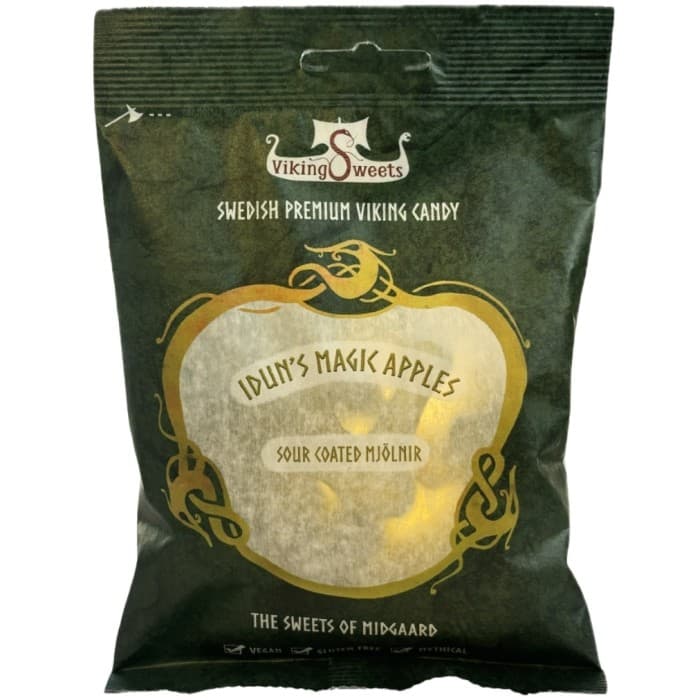 Viking Sweets Sour Coated Apple Mjölnir 120g – från Viking Sweets – 49 kr – hos Delitea