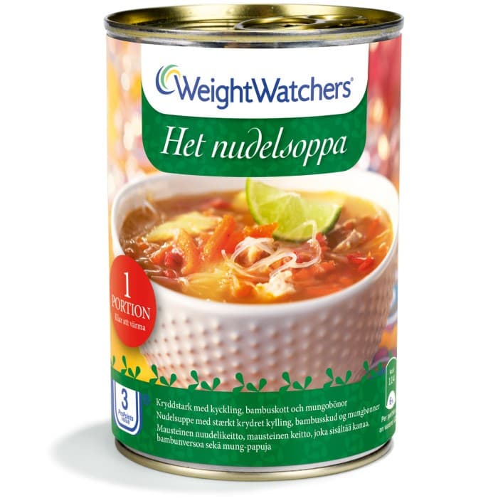 ViktVäktarna Het Nudelsoppa 395ml – från ViktVäktarna – 28 kr – hos Delitea