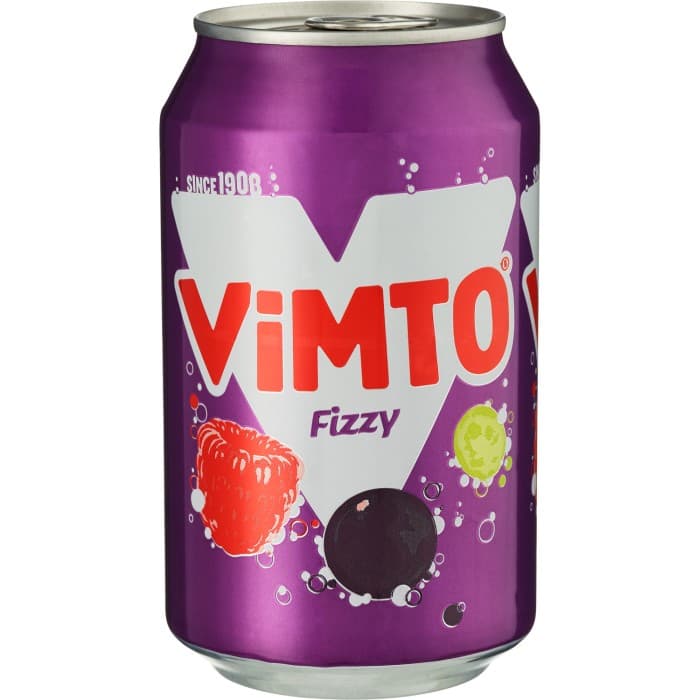 Vimto Fizzy Läsk Burk 33cl – från Vimto – 9 kr – hos Delitea