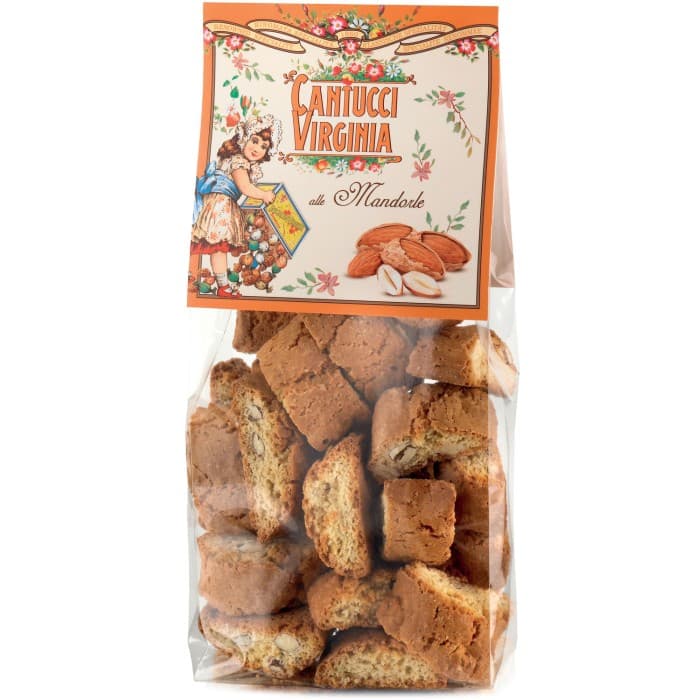 Virginia Cantucci Biscotti Klassisk Mandelskorpa 250g – från Amaretti Virginia – 99 kr – hos Delitea