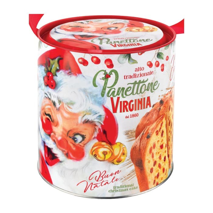 Virginia Högbakad Panettone Tomtemotiv 100g