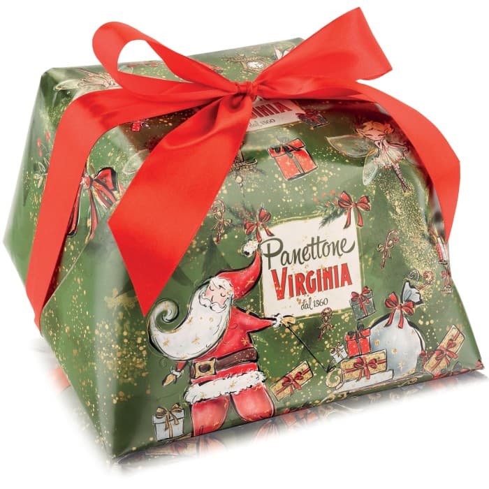 Virginia Panettone Italiensk Julkaka Tomte 1kg – från Amaretti Virginia – 349 kr – hos Delitea