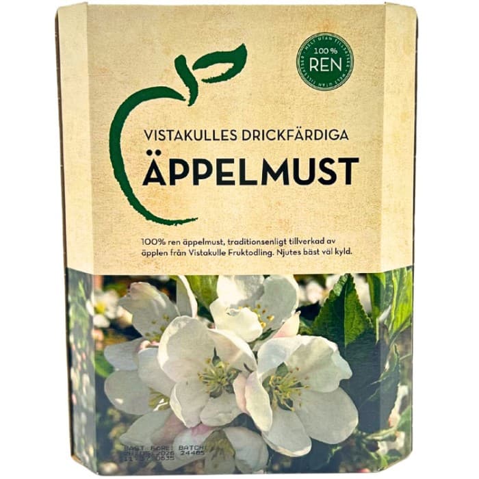Vistakulle Fruktodling Äppelmust Bag in Box 3L – från Vistakulle Fruktodling – 149 kr – hos Delitea