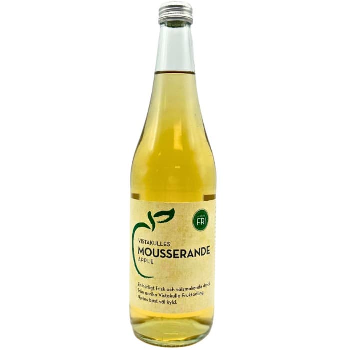 Vistakulle Fruktodling Mousserande Äpple 65cl – från Vistakulle Fruktodling – 45 kr – hos Delitea