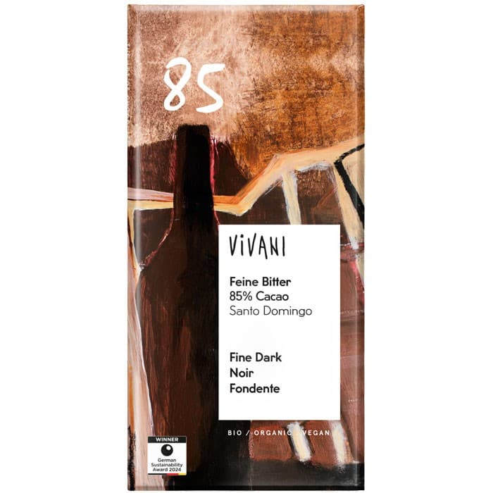 Vivani Mörk 85% EKO 80g – från Vivani – 65 kr – hos Delitea