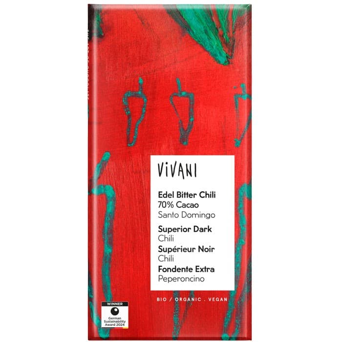 Vivani Mörk Chili EKO 80g – från Vivani – 59 kr – hos Delitea
