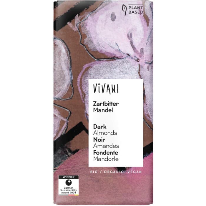 Vivani Mörk Mandel EKO 100g – från Vivani – 46 kr – hos Delitea