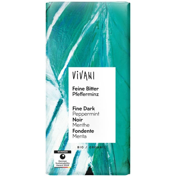 Vivani Mörk Mint 70% EKO 100g – från Vivani – 59 kr – hos Delitea