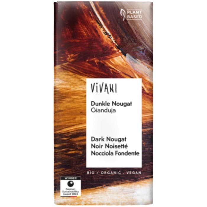 Vivani Mörk Nougat EKO 80g – från Vivani – 49 kr – hos Delitea