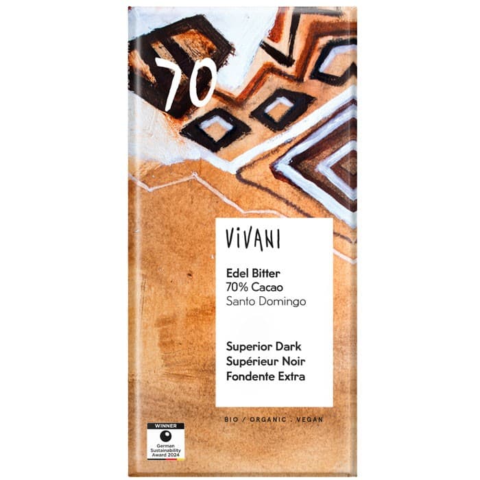 Vivani Superior Mörk 70% EKO 80g – från Vivani – 59 kr – hos Delitea