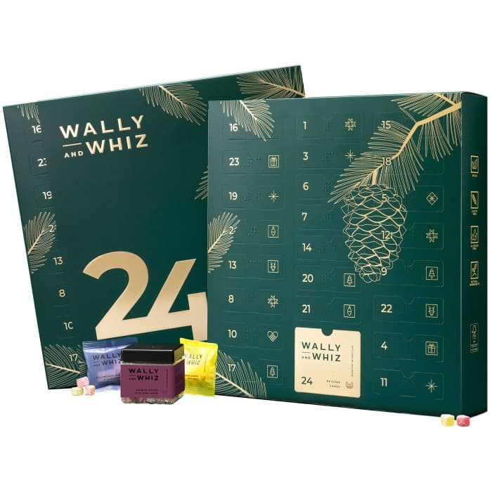 Wally and Whiz Vingummikalender Flow Burk 393g