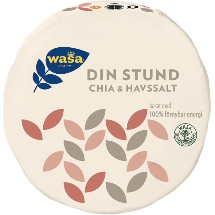 Wasa Din Stund Chia & Havssalt 260g från Wasa – köp hos Delitea