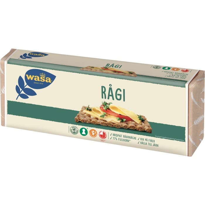 Wasa Rågi Knäckebröd 550g från Wasa – köp hos Delitea
