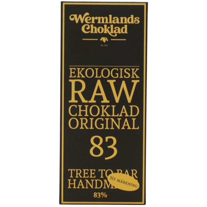 Wermlands Choklad RAW Original 83% EKO 50g – från Wermlands Choklad – 56 kr – hos Delitea