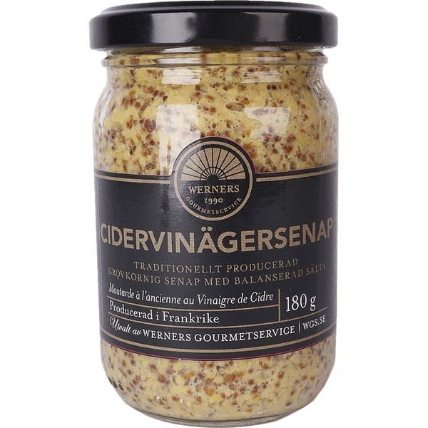Werners Cidervinägersenap 180g från Werners – köp hos Delitea