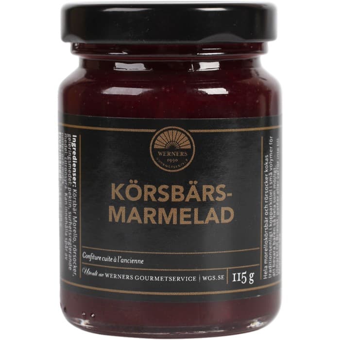 Werners Körsbärsmarmelad 115g – från Werners – 49 kr – hos Delitea