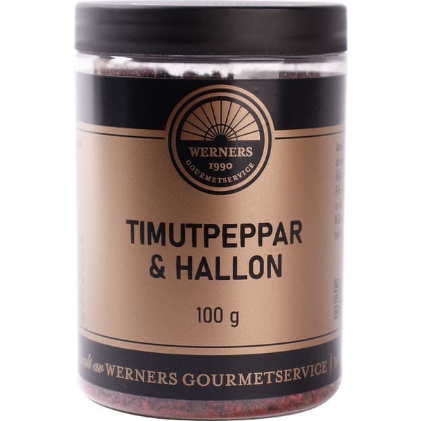 Werners Timutpeppar & Hallon 100g – från Werners – 179 kr – hos Delitea