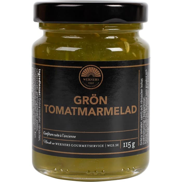Werners Tomatmarmelad Grön 115g – från Werners – 49 kr – hos Delitea