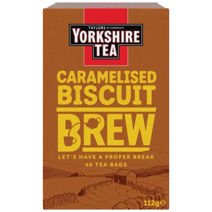 Taylors of Harrogate Yorkshire Tea Caramelised Biscuit Brew Tepåsar 40-pack – från Taylors of Harrogate – 69 kr – hos Delitea