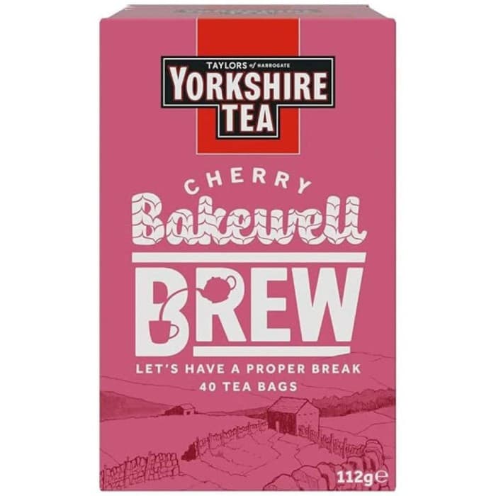 Taylors of Harrogate Yorkshire Tea Cherry Bakewell Brew Tepåsar 40-pack – från Taylors of Harrogate – 89 kr – hos Delitea