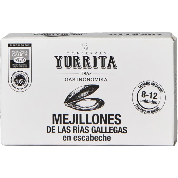 Yurrita Inlagda Musslor 111g – från Yurrita Gastronomika – 130 kr – hos Delitea