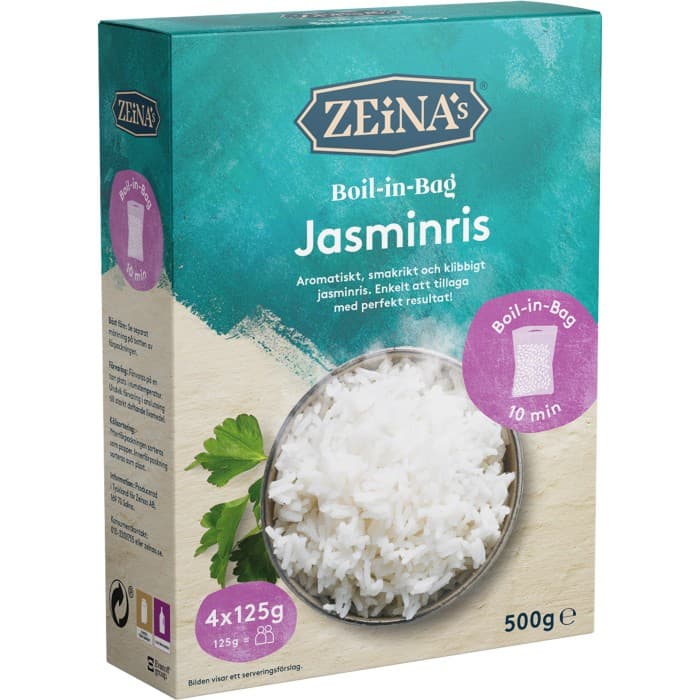 Zeinas Jasminris Boil-in-Bag 4x125g