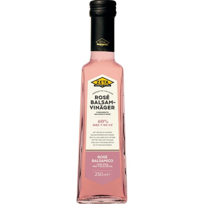 Zeta Balsamvinäger Rosé 250ml – från Zeta – 49 kr – hos Delitea