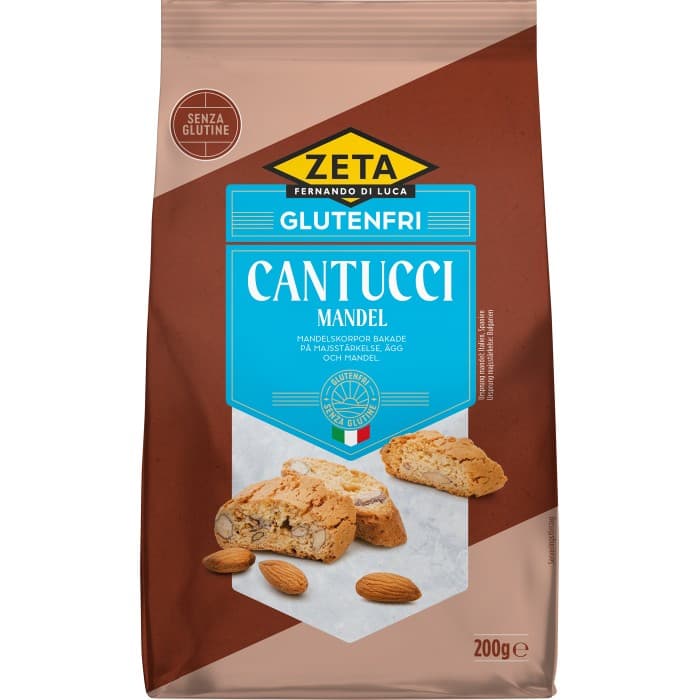 Zeta Cantucci Mandel Glutenfri 200g