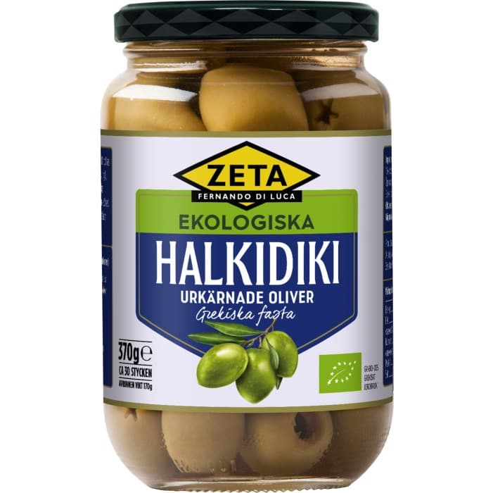 Zeta Halkidikioliver Urkärnade 370g – från Zeta – 43 kr – hos Delitea
