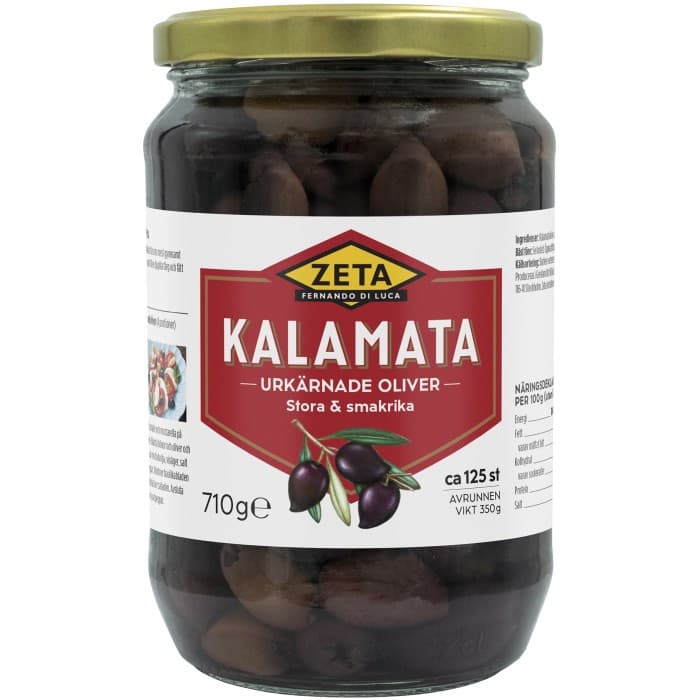 Zeta Kalamata Urkärnade Oliver 710g från Zeta – köp hos Delitea