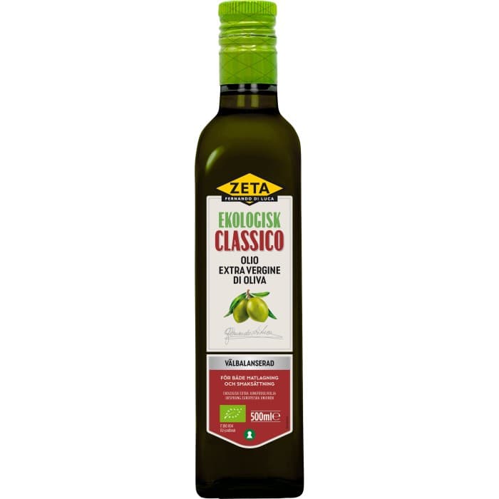 Zeta Olivolja Classico Extra Virgin Eko 500ml – från Zeta – 139 kr – hos Delitea