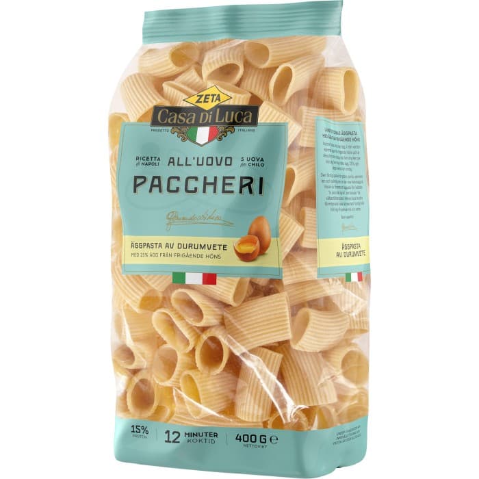 Zeta Paccheri 400g – från Zeta – 40 kr – hos Delitea