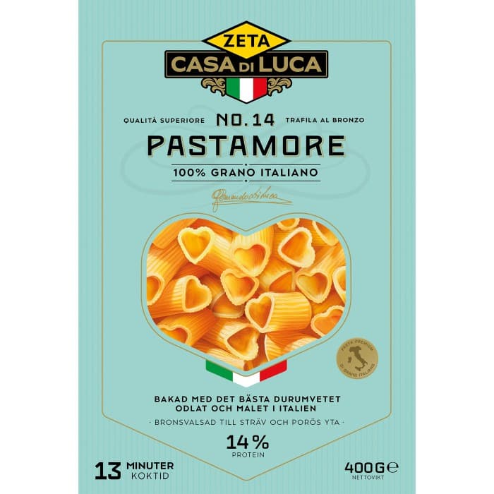 Zeta Pastamore Rörpasta 400g – från Zeta – 22 kr – hos Delitea