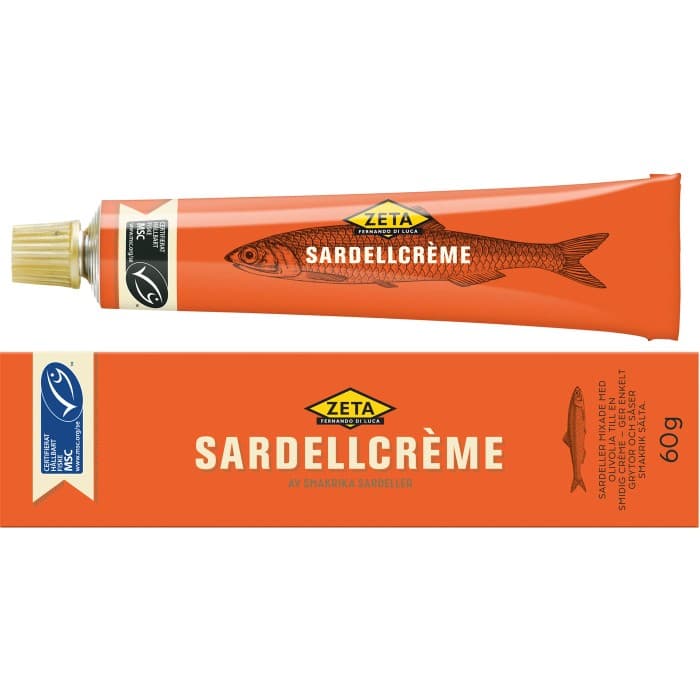 Zeta Sardellcrème 60g