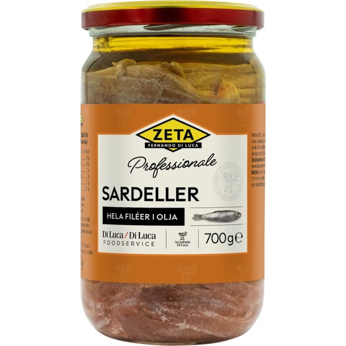 Zeta Professionale Sardeller 700g – från Zeta – 255 kr – hos Delitea