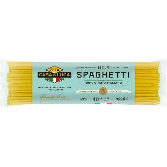 Zeta Spaghetti 400g – från Zeta – 15 kr – hos Delitea