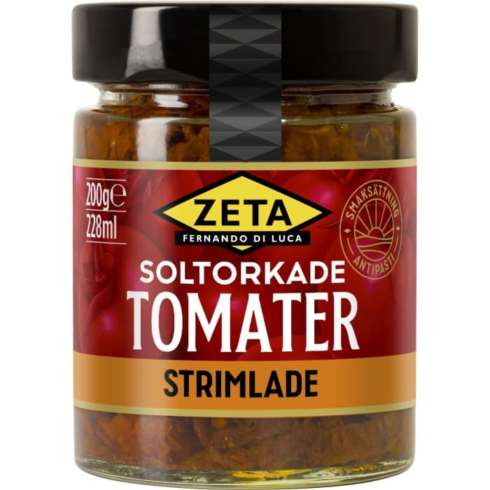 Zeta Strimlade Soltorkade Tomater 200g från Zeta – köp hos Delitea