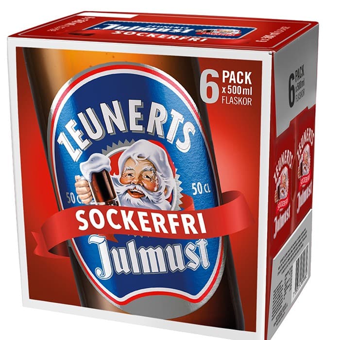Zeunerts Julmust Sockerfri 6x500ml