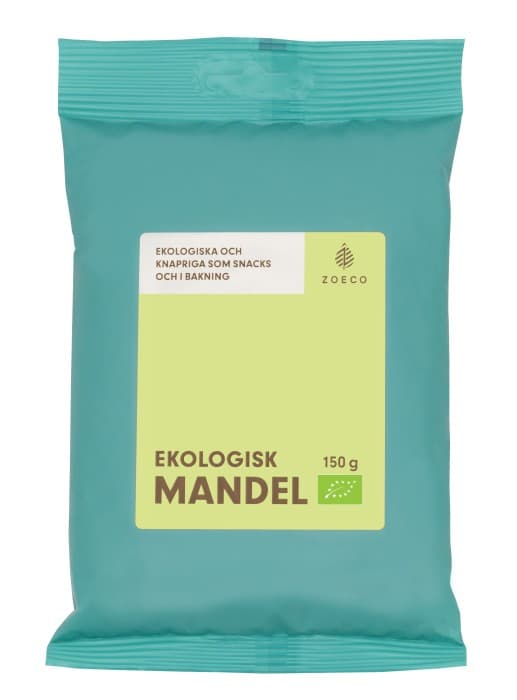 Zoeco Mandel Ekologisk 150 g – från Zoeco – 35 kr – hos Delitea
