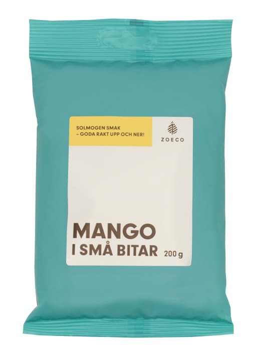 Zoeco Mango i små bitar, osötade 200 g – från Zoeco – 42 kr – hos Delitea