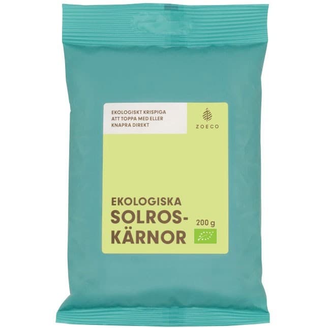 Zoeco Solroskärnor Ekologiska 200g – från Zoeco – 16 kr – hos Delitea
