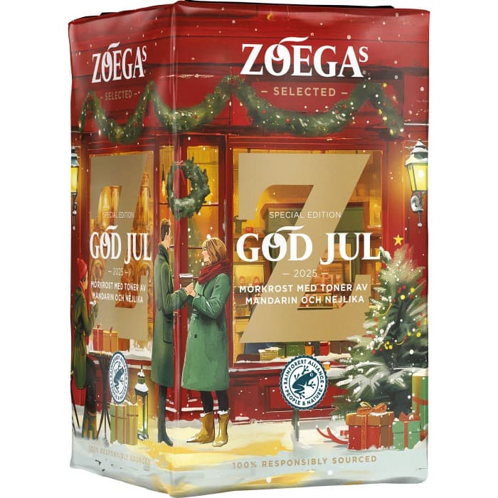 Zoegas Julkaffe Mörkrost Malet 2025 450g från ZOÉGAS – köp hos Delitea