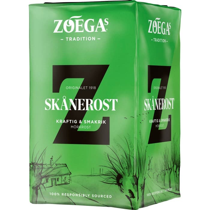Zoégas Kaffe Skånerost Mörkrost 450g från ZOÉGAS – köp hos Delitea
