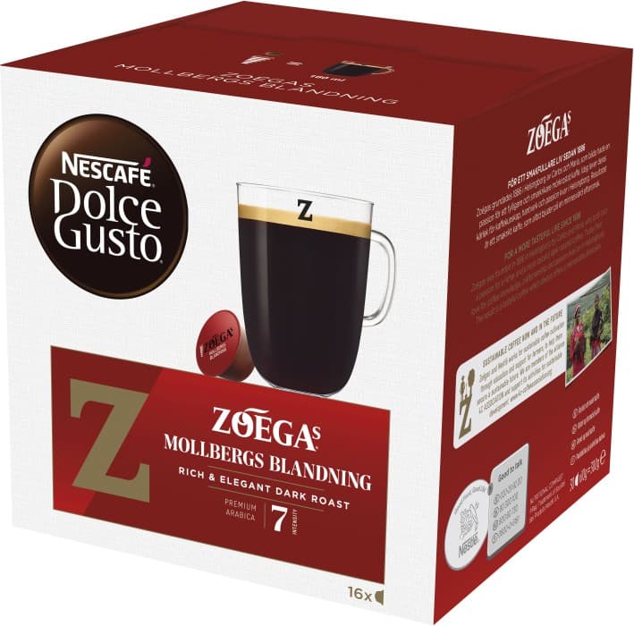 Nescafé Dolce Gusto Zoegas Mollbergs Kaffekapsel 16st