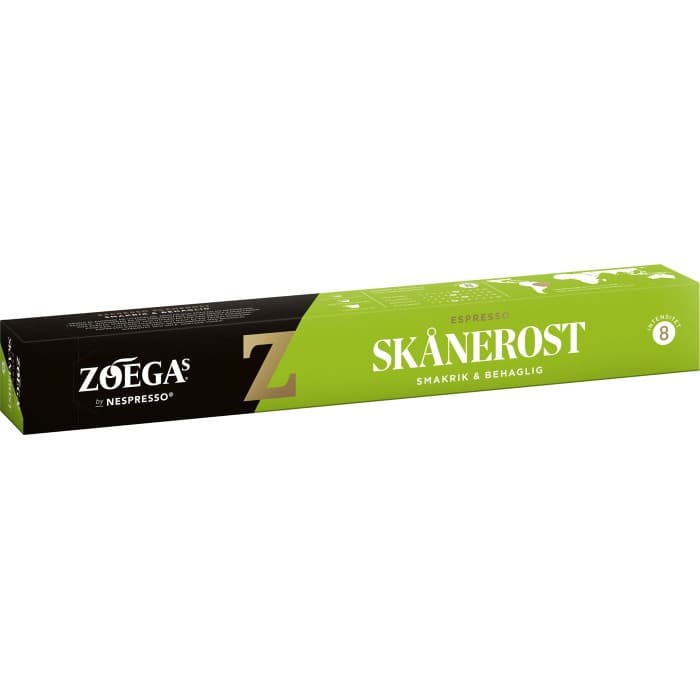 Zoégas Skånerost Espresso Kaffekapsel 10st